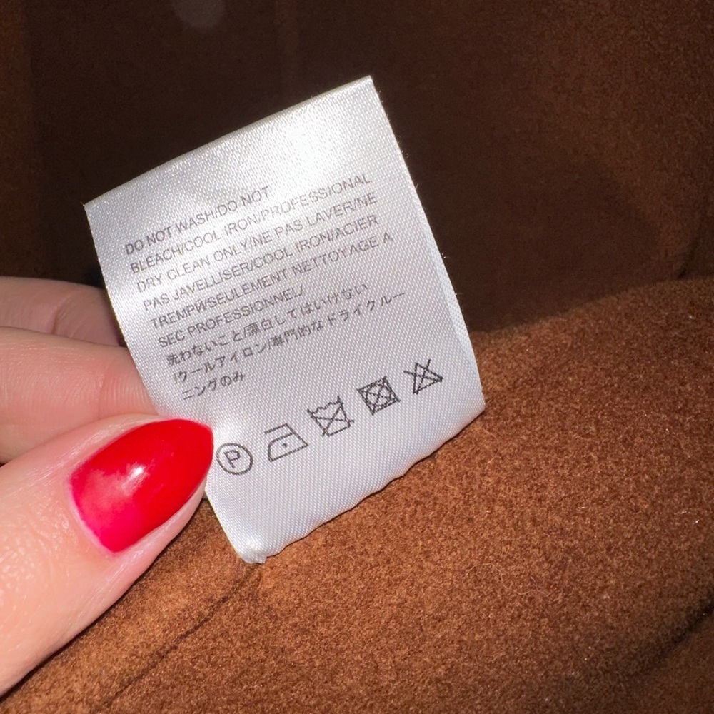 Quaint Wool Cashmere coat with belt - Picture 8 of 8